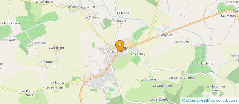 localisation de l'entreprise SARL LECHARTIER à COURTOMER