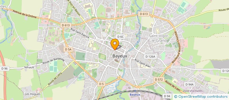 localisation de l'entreprise SARL LECHEVALLIER  BAYEUX