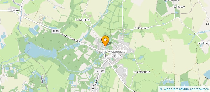 localisation de l'entreprise SARL LECHEVALLIER  SAINT-AVAUGOURD-DES-LANDES