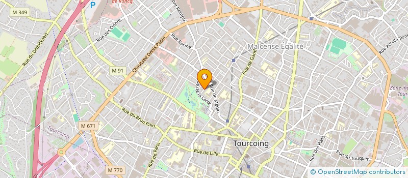 localisation de l'entreprise SARL LECLERC à TOURCOING