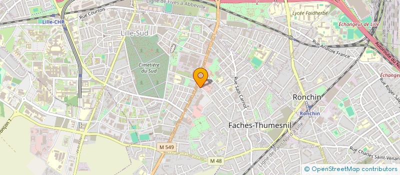 localisation de l'entreprise SARL LECLERC à FACHES-THUMESNIL