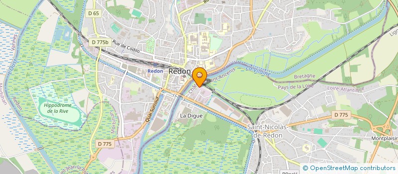 localisation de l'entreprise SARL LECLERC-FLEURY  SAINT-NICOLAS-DE-REDON