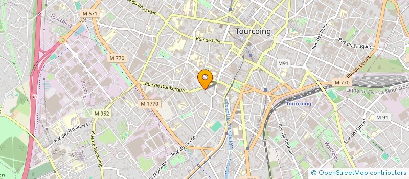 localisation de l'entreprise SARL LECLERCQ  TOURCOING