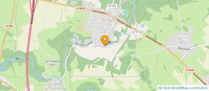 localisation de l'entreprise SARL LECLERE à RIMOGNE
