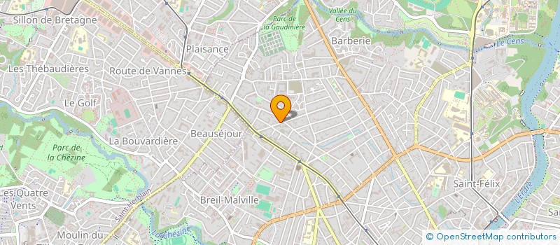 localisation de l'entreprise SARL LECOMMANDEUR à NANTES