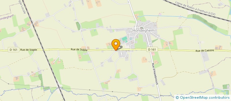 localisation de l'entreprise SARL LECOUSTRE à HONDEGHEM