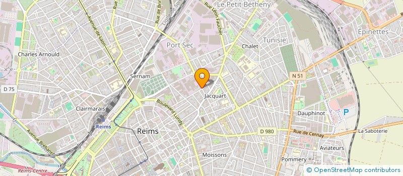 localisation de l'entreprise SARL LECUYER à REIMS
