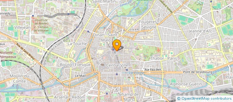 localisation de l'entreprise SARL LEDA  RENNES