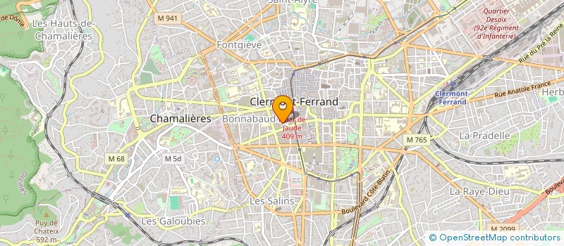 localisation de l'entreprise SARL LEDEC  CLERMONT-FERRAND
