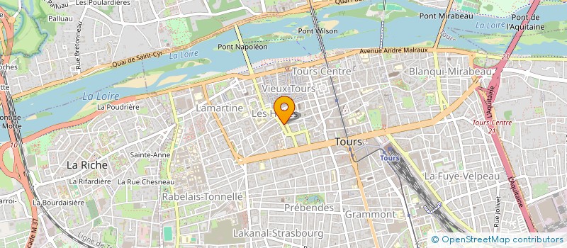 localisation de l'entreprise SARL LEDOUX  TOURS