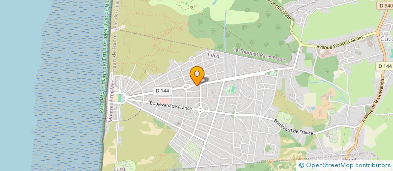 localisation de l'entreprise SARL LEDOUX PERE ET FILS à CUCQ