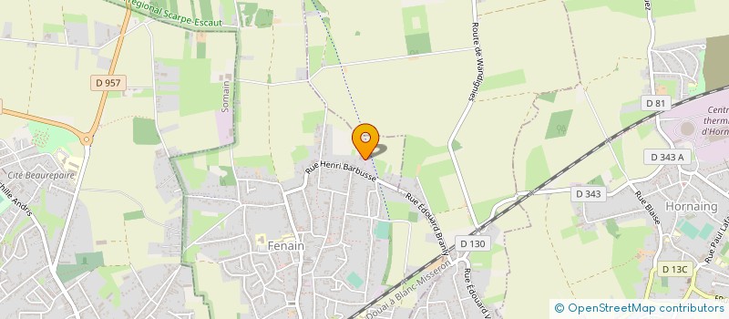 localisation de l'entreprise SARL LEFEBVRE à FENAIN