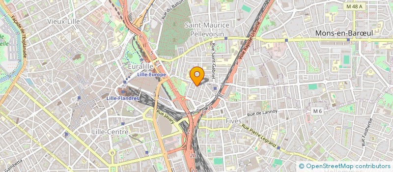 localisation de l'entreprise SARL LEFEBVRE à LILLE