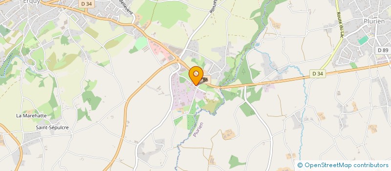localisation de l'entreprise SARL LEFEBVRE à ERQUY