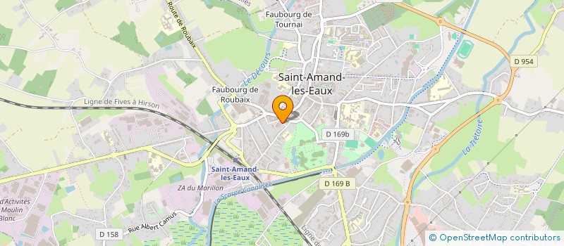 localisation de l'entreprise SARL LEFEBVRE DELCOURT VIANDE à SAINT-AMAND-LES-EAUX