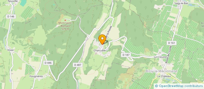 localisation de l'entreprise SARL LEFEBVRE LAURENT TRANSPORTS  SAINT-GENGOUX-DE-SCISSE