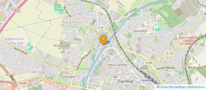 localisation de l'entreprise SARL LEFEBVRE SERGE  CAMBRAI