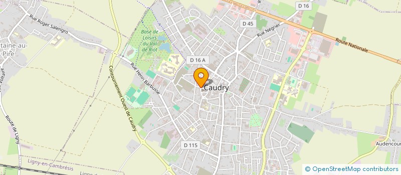 localisation de l'entreprise SARL LEFEVRE à CAUDRY