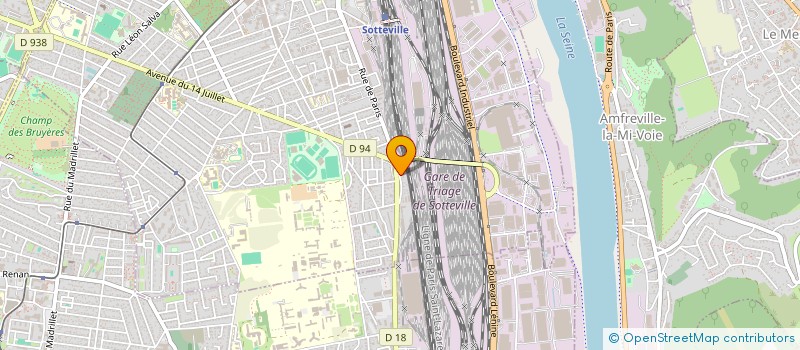 localisation de l'entreprise SARL LEFEVRE  SOTTEVILLE-LES-ROUEN