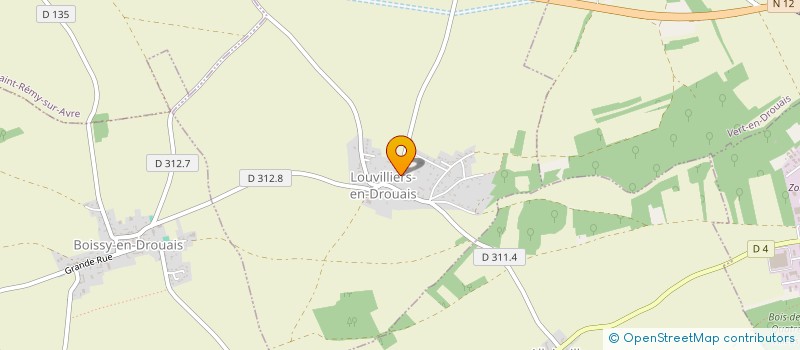 localisation de l'entreprise SARL LEFEVRE à LOUVILLIERS-EN-DROUAIS