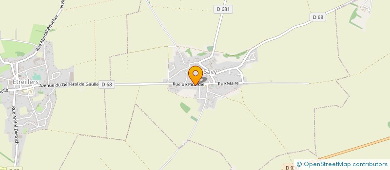 localisation de l'entreprise SARL LEFEVRE ET FILS à BEAUVOIS-EN-VERMANDOIS