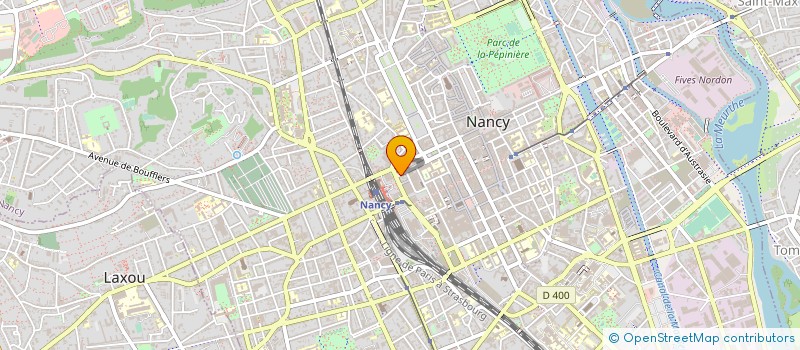 localisation de l'entreprise SARL LEFEVRE LEMOINE à NANCY