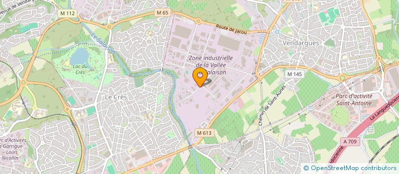 localisation de l'entreprise SARL LEFEVRE PNEUS à VENDARGUES