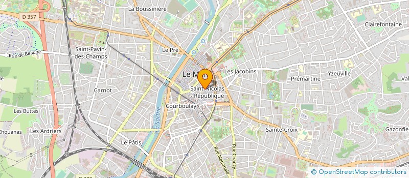 localisation de l'entreprise SARL LEFFRAY-CHOUTEAU à LE MANS