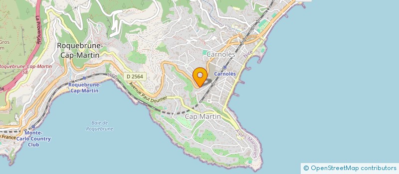 localisation de l'entreprise SARL LEFORESTIER à ROQUEBRUNE-CAP-MARTIN