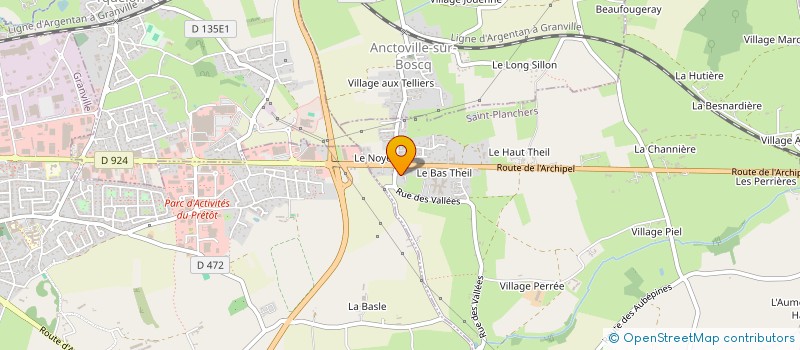 localisation de l'entreprise SARL LEFORT  SAINT-PLANCHERS