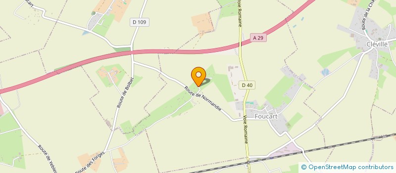 localisation de l'entreprise SARL LEFRANC  FOUCART