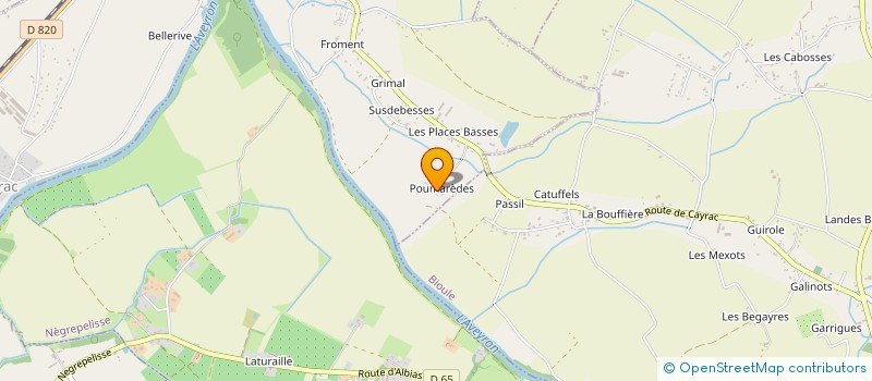 localisation de l'entreprise SARL LEG TPA à CAYRAC