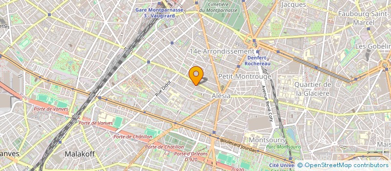 localisation de l'entreprise SARL LEGATO  PARIS