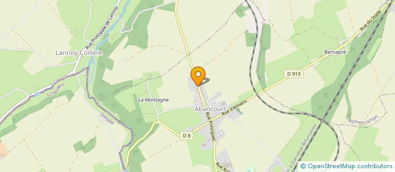 localisation de l'entreprise SARL LEGEIN COMBUSTIBLES à ABANCOURT