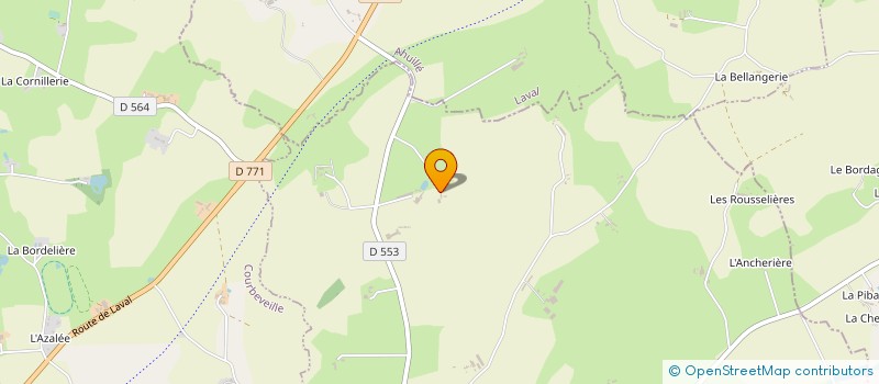 localisation de l'entreprise SARL LEGENDRE XAVIER  COSMES