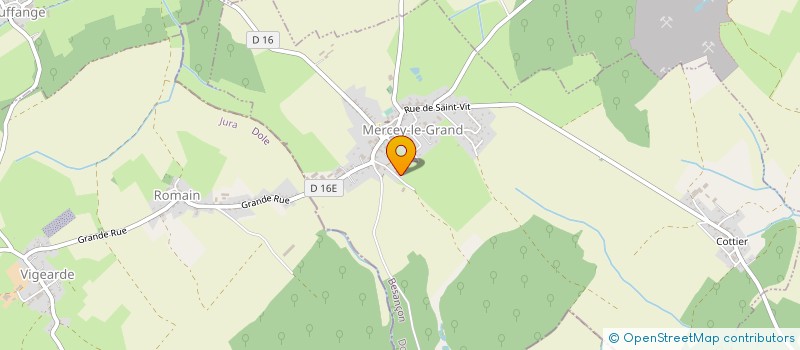 localisation de l'entreprise SARL LEGENI à MERCEY-LE-GRAND