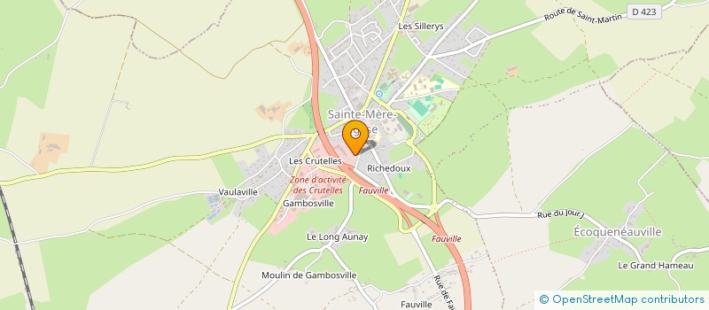 localisation de l'entreprise SARL LEGHAM  SAINTE-MERE-EGLISE