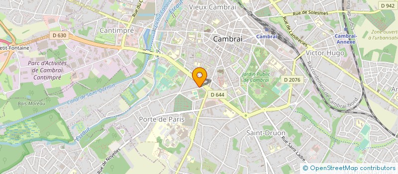 localisation de l'entreprise SARL LEGRAND à CAMBRAI