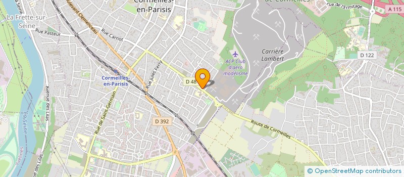 localisation de l'entreprise SARL LEGRAND  CORMEILLES-EN-PARISIS