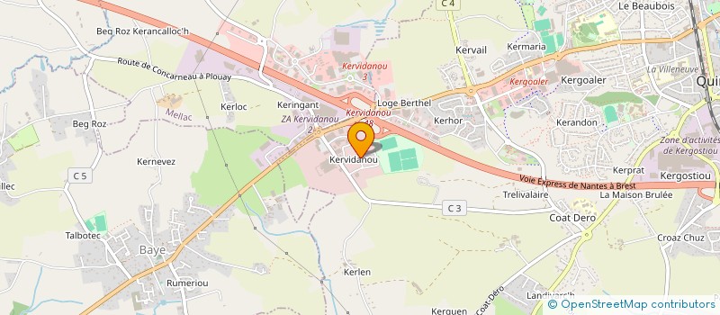 localisation de l'entreprise SARL LEGUILLON  MELLAC