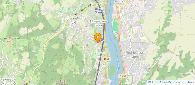 localisation de l'entreprise SARL LEHMANN ET RICHARD  ALBIGNY-SUR-SAONE