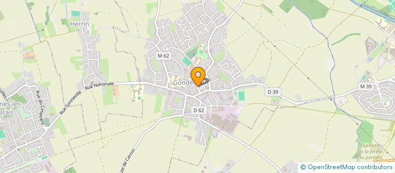 localisation de l'entreprise SARL LEHOUCQ  GONDECOURT