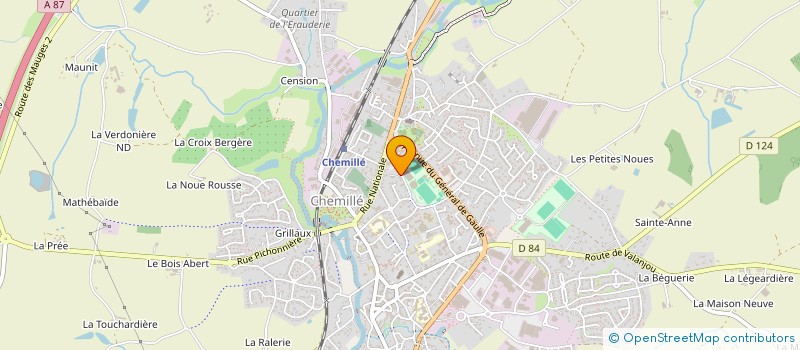 localisation de l'entreprise SARL LEHY à CHEMILLE-EN-ANJOU