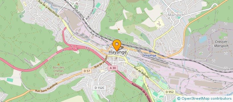 localisation de l'entreprise SARL LEILA  HAYANGE