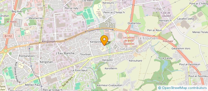 localisation de l'entreprise SARL LEITAO  GUIPAVAS