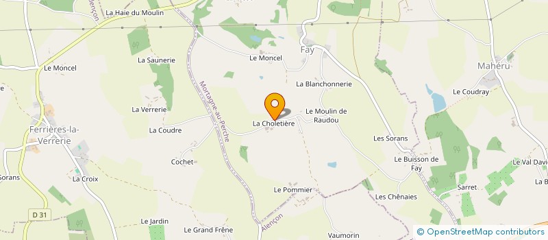 localisation de l'entreprise SARL LEITAO - LOPES à FAY