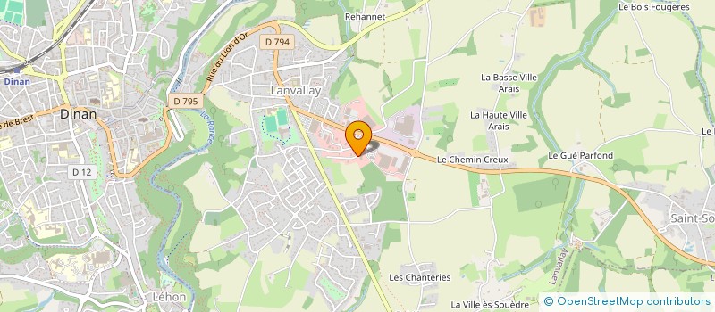 localisation de l'entreprise SARL LEJARD à LANVALLAY