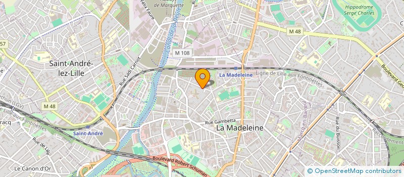 localisation de l'entreprise SARL LEJEUNE PERE ET FILS à LA MADELEINE