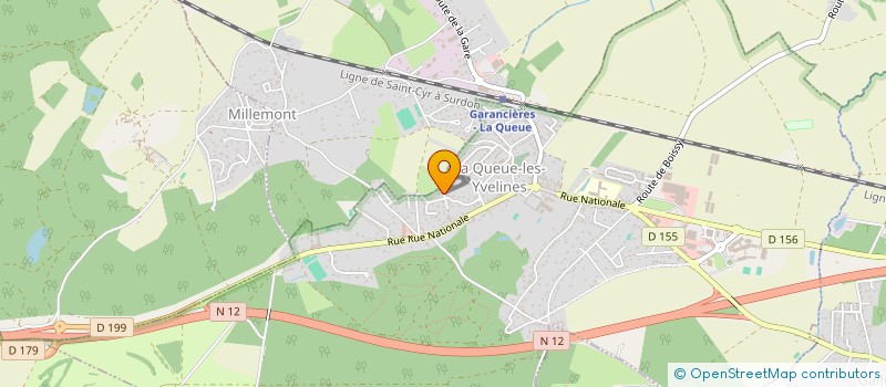 localisation de l'entreprise SARL LELOT ET FIFS  LA QUEUE-LES-YVELINES