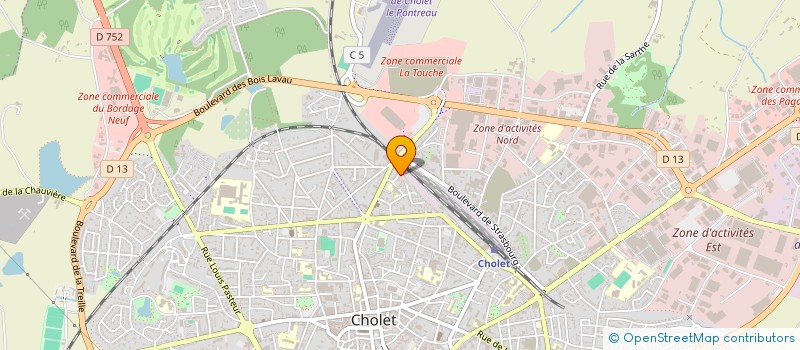 localisation de l'entreprise SARL LEMAI SOS COLIS à CHOLET